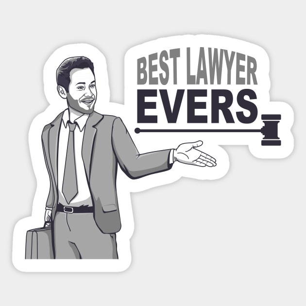 Best Lawyer Evers | The Rookie Sticker by gottalovetherookie